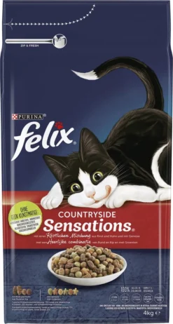Felix Meaty Sensations - Katten Droogvoer - Rund, Kip & Groenten - 4kg -Merkloos Verkoop 642x1200 3