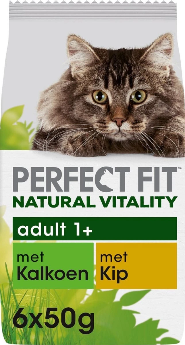 Perfect Fit Adult 1+ Katten Natvoer - Kalkoen & Kip - 36 X 50 Gr 1 Perfect Fit Adult 1+ Katten Natvoer - Kalkoen & Kip - 36 X 50 Gr