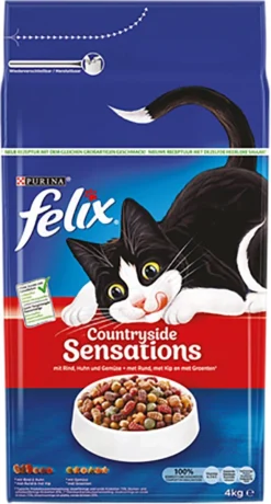 Felix Meaty Sensations - Katten Droogvoer - Rund, Kip & Groenten - 4kg -Merkloos Verkoop 645x1200 1