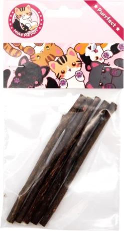 Make Me Purr Matatabi Sticks (5 Stuks) - Silver Vine Kattenkruid Stokjes - Catnip Effect Kauwstokjes - Kattensnack Kattensnoepjes - Kattenspeelgoed Kattenspeeltjes -Merkloos Verkoop 646x1200 1
