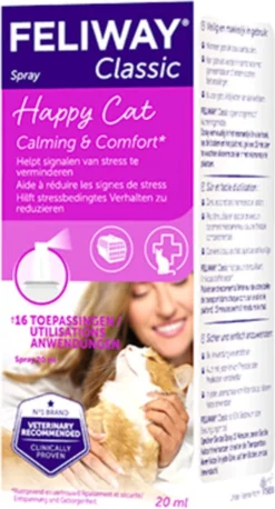 Feliway Spray - Kat - 20 Ml -Merkloos Verkoop 647x1200 1