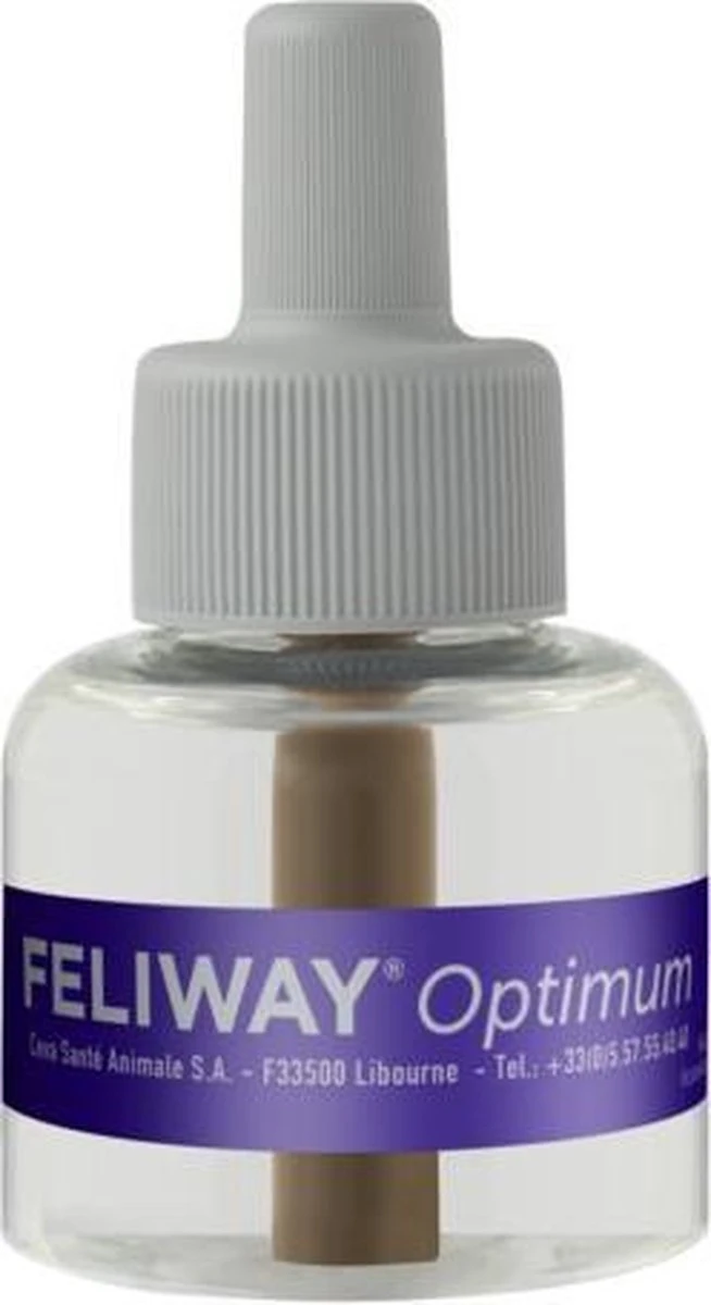 Feliway Optimum - Startset - 1 Verdamper Met 1 Vulling - 48 Ml - Anti-stress Voor Kat 3 Feliway Optimum - Startset - 1 Verdamper Met 1 Vulling - 48 Ml - Anti-stress Voor Kat - Image 3