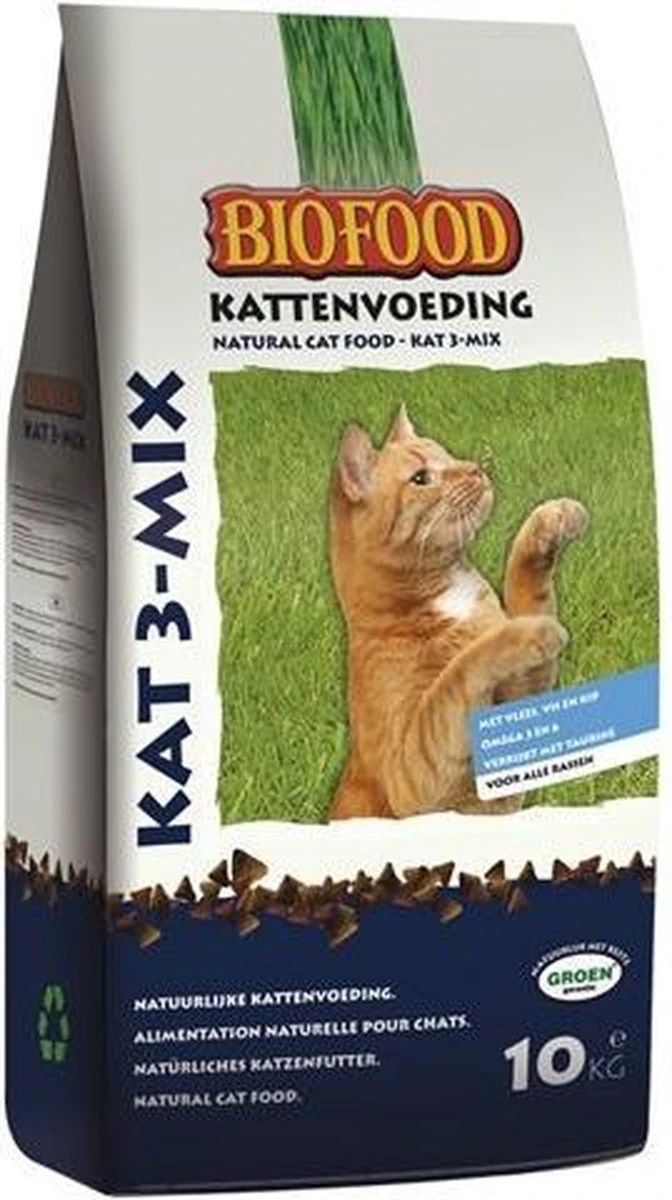 Biofood Kat 3-Mix - Kattenvoer - 10 Kg 6 Biofood Kat 3-Mix - Kattenvoer - 10 Kg - Image 6