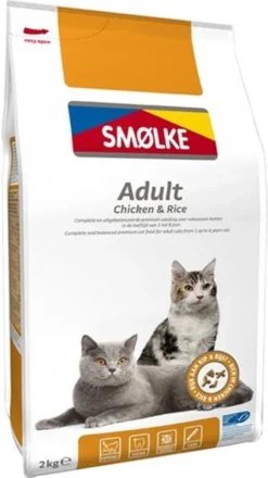 Smolke Adult Chicken & Rice 10 Kg - Kat 34 Smolke Adult Chicken & Rice 10 Kg - Kat -Merkloos Verkoop 674x1200
