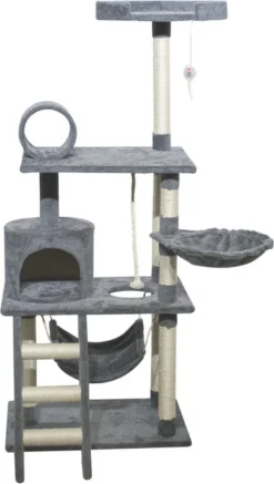 Adori Krabpaal Sjors - 60x40x145 Cm - Grijs