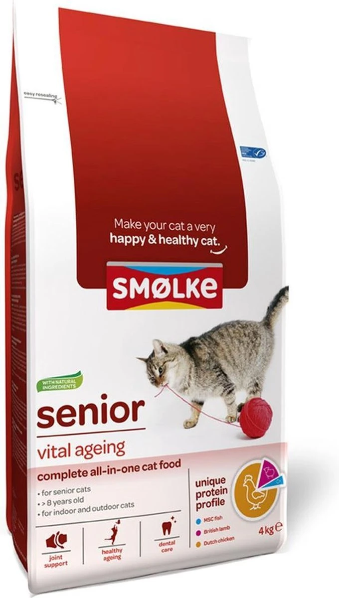 Smolke Senior Kat 4 Kg - Kat 1 Smolke Senior Kat 4 Kg - Kat