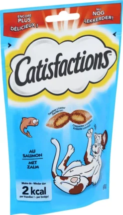 Catisfactions Kattensnack - Zalm - 6 X 60 Gr -Merkloos Verkoop 684x1200 1