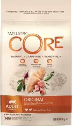 Wellness Core Kattenvoer Original Kalkoen - Kip 4 Kg -Merkloos Verkoop 686x1200 2
