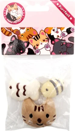 Make Me Purr Mini Dieren Set (3 Stuks) - Kattenspeeltjes Met Catnip Kattenkruid - Kattenspeelgoed - Speelgoed Voor Katten Vissen - Kat Speeltje Vis - Kitten Speeltjes Visjes -Merkloos Verkoop 687x1200 1