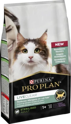 Pro Plan Adult LiveClear Katten Droogvoer - Kalkoen - 1,4 Kg