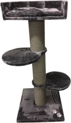 Topmast Krabpaal - Klimpaal - Katten - Big Cat - Jaimie - 69 X 69 X 155 Cm - Stam 20 Cm! - Grote Kat