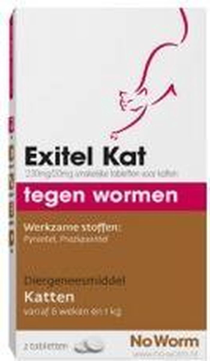 Exitel No Worm Ontwormingsmiddel - Kat 2 Tabl 7 Exitel No Worm Ontwormingsmiddel - Kat 2 Tabl - Image 7