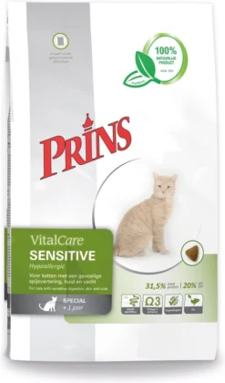 Prins - VitalCare Sensitive Hypoallergic - Kattenvoer - 5 Kg -Merkloos Verkoop 705x1200 1