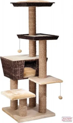 Ebi Krabpaal Trend Curacao - Bruin - 48 X 48 X 141cm -Merkloos Verkoop 714x1200 3