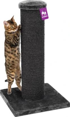 Petrebels Savannah 86 Krabpaal - Pepper - 20 Cm Stam - Zwaar En Stabiel