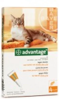 Bayer Advantage 40 Tegen Vlooien - <4kg - 4 X 0,4 Ml - Adult -Merkloos Verkoop 722x1200