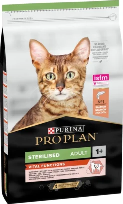 Pro Plan Sterilised Adult Vital Functions - Katten Droogvoer - Zalm - 10 Kg -Merkloos Verkoop 724x1200 1