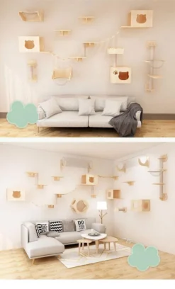 Katten Klimwand |2 Ladders Krabpaal En 2 Huisjes | Kat Klimmuur | Huisdieren | Vermaak Voor Katten 19 Katten Klimwand |2 Ladders Krabpaal En 2 Huisjes | Kat Klimmuur | Huisdieren | Vermaak Voor Katten -Merkloos Verkoop 727x1200 4