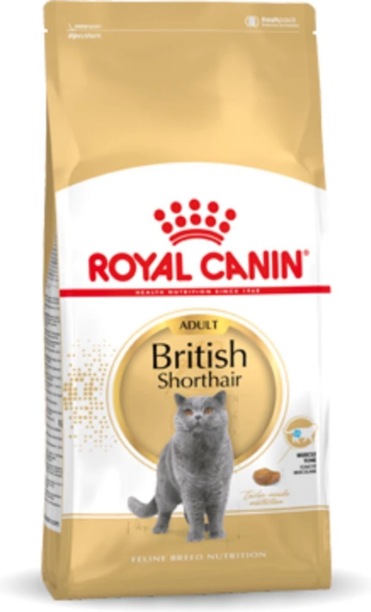 Royal Canin British Shorthair Adult - Kattenvoer - 4 Kg 1 Royal Canin British Shorthair Adult - Kattenvoer - 4 Kg