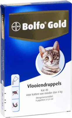 Bayer Bolfo Gold 40 Anti Vlooienmiddel - Kat - 0 Tot 4 Kg - 4 Pipetten -Merkloos Verkoop 729x1200 5