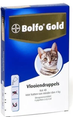 Bayer Bolfo Gold 80 Anti Vlooienmiddel - Kat - > 4 Kg - 4 Pipetten -Merkloos Verkoop 752x1200 2