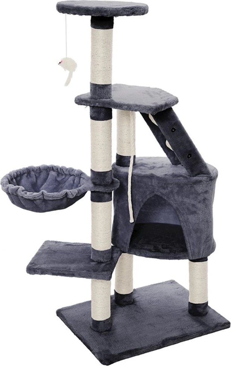 Merkloos MC Star Krabpaal Voor Grote Katten Cat Tree - 55 X 40 X 120 Cm - Grijs 3 Merkloos MC Star Krabpaal Voor Grote Katten Cat Tree - 55 X 40 X 120 Cm - Grijs - Image 3