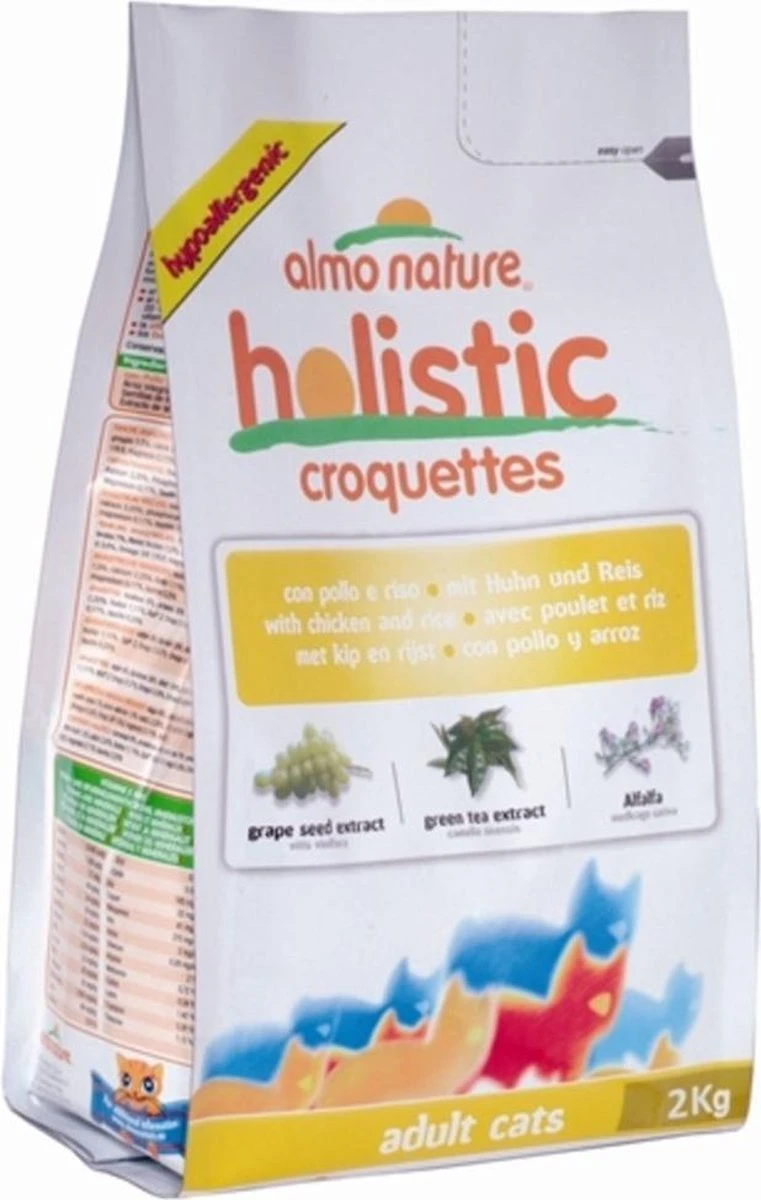 Almo Nature Holistic Droogvoer Voor Volwassen Katten - Kip - In 400gr, 2kg Of 12kg - Holistic Kip - 2kg 10 Almo Nature Holistic Droogvoer Voor Volwassen Katten - Kip - In 400gr, 2kg Of 12kg - Holistic Kip - 2kg - Image 10