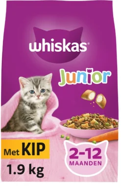 Whiskas Junior - Kattenbrokken - Kip - Zak 6 X 1,9 Kg -Merkloos Verkoop 770x1200 4