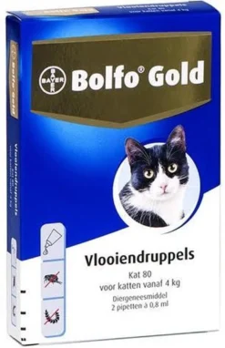 Bayer Bolfo Gold 40 Anti Vlooienmiddel - Kat - 0 Tot 4 Kg - 2 Pipetten -Merkloos Verkoop 776x1200 4