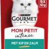Gourmet Mon Petit Intense - Kattenvoer Natvoer - Duo Vis/Vlees - 24 X 50 Gr