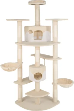 TecTake Nelly Krabpaal - 204 Cm - Beige