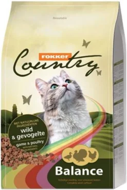 Fokker Country Balance - Wild En Gevogelte - Kattenvoer - 10 Kg -Merkloos Verkoop 800x1200 1
