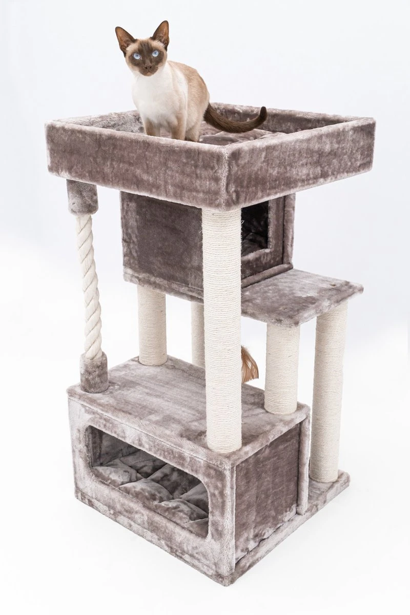 Petrebels Lodge 107 Krabpaal - Cappuccino - Design - Zeer Stabiel 7 Petrebels Lodge 107 Krabpaal - Cappuccino - Design - Zeer Stabiel - Afbeelding 7