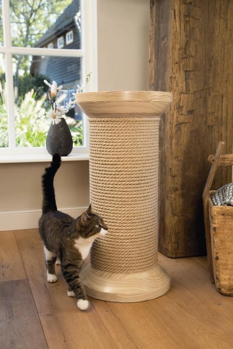 Designed By Lotte Krabklos Kratsie - Krabpaal - Hout - 35x35x74cm 2 Designed By Lotte Krabklos Kratsie - Krabpaal - Hout - 35x35x74cm - Image 2