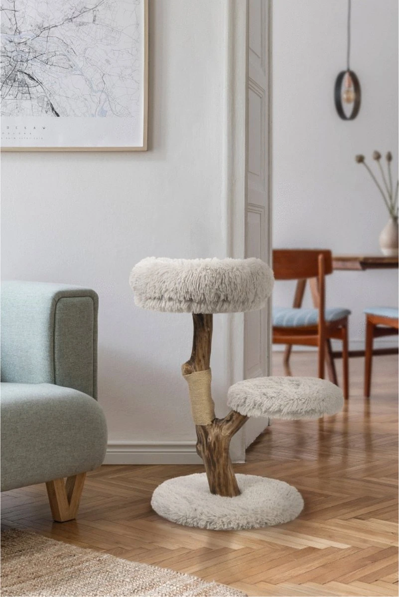 Designed By Lotte Kattenmeubel Zora 50x50x72 Cm Hout 2 Designed By Lotte Kattenmeubel Zora 50x50x72 Cm Hout - Image 2