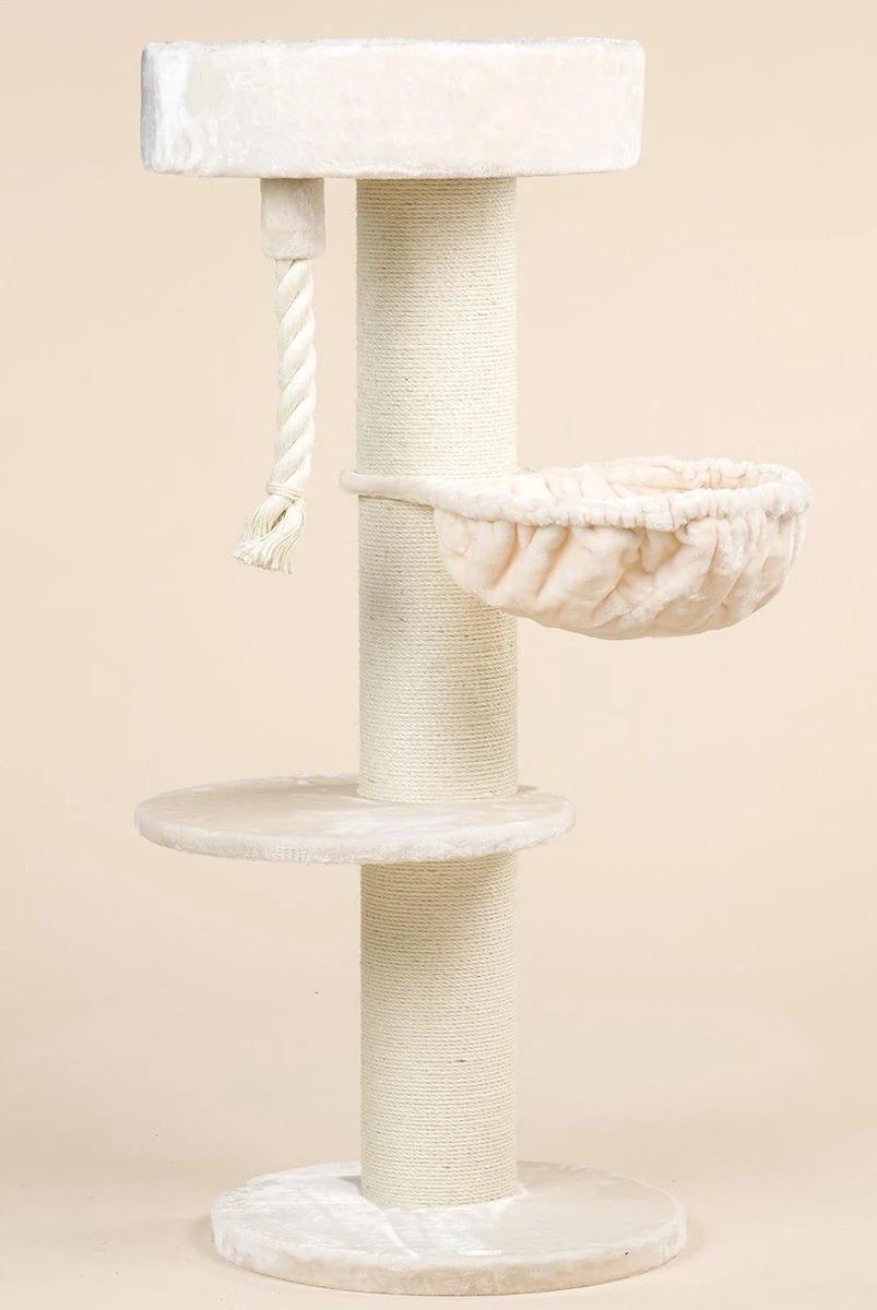 Krabpaal Voor Grote Katten Maine Coon Sleeper De Luxe Crème Beige Van RHRQuality 2 Krabpaal Voor Grote Katten Maine Coon Sleeper De Luxe Crème Beige Van RHRQuality - Image 2