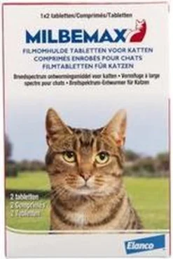 Milbemax Kat Ontwormingsmiddel 2 Tabletten -Merkloos Verkoop 805x1200 6