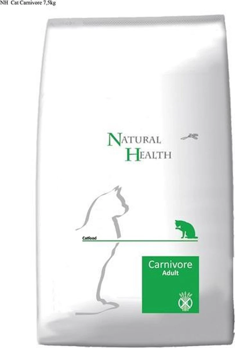 Natural Health Droogvoer Kattenvoeding Natural Health Cat Carnivore Graanvrij - Premium 1 Natural Health Droogvoer Kattenvoeding Natural Health Cat Carnivore Graanvrij - Premium