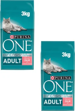 Purina One Adult Zalm&Granen - Kattenvoer - 2 X 3 Kg 7 Purina One Adult Zalm&Granen - Kattenvoer - 2 X 3 Kg -Merkloos Verkoop 815x1200