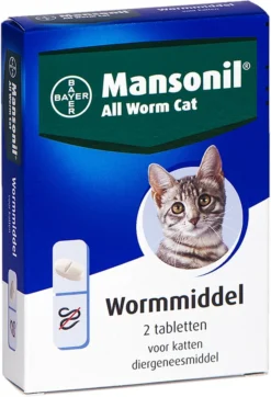 Mansonil All Worm Cat Ontworming - Kat - 2 Tabletten 18 Mansonil All Worm Cat Ontworming - Kat - 2 Tabletten -Merkloos Verkoop 818x1200 8
