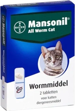 Mansonil All Worm Cat Ontworming - Kat - 4 Tabletten -Merkloos Verkoop 818x1200 9