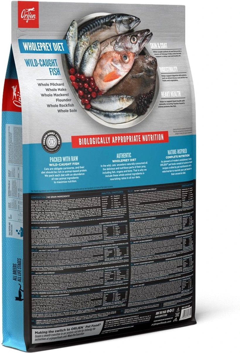Orijen Kattenvoer Whole Prey Six Fish 5,4 Kg 8 Orijen Kattenvoer Whole Prey Six Fish 5,4 Kg - Image 8