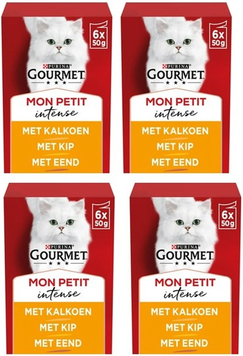 Gourmet Mon Petit Intense - Kattenvoer Natvoer - Gevogelte - 24 X 50 Gr 2 Gourmet Mon Petit Intense - Kattenvoer Natvoer - Gevogelte - 24 X 50 Gr - Image 2
