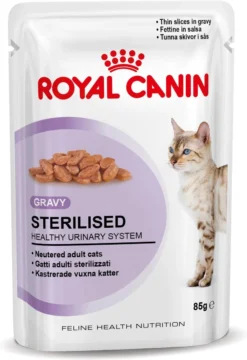 Royal Canin Feline Sterilised In Gravy (12X85 GR) -Merkloos Verkoop 824x1200