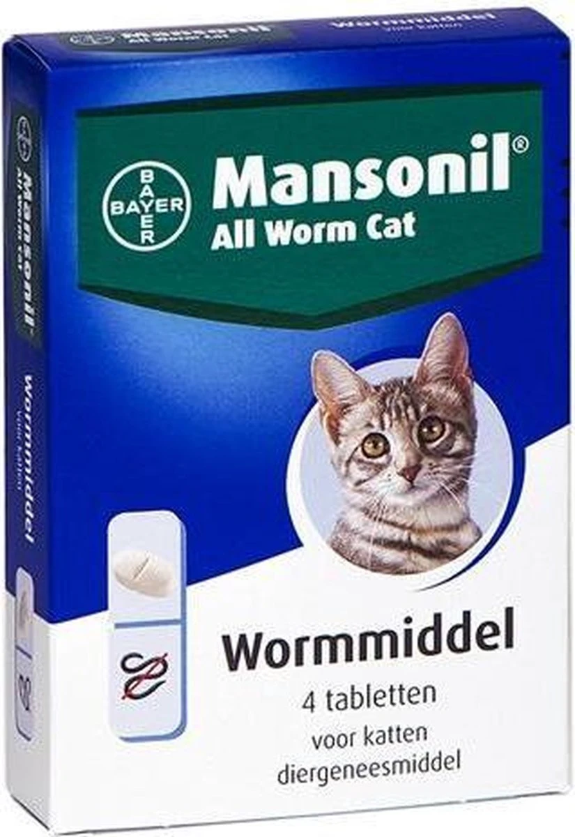 Mansonil All Worm Cat Ontworming - Kat - 2 Tabletten 10 Mansonil All Worm Cat Ontworming - Kat - 2 Tabletten - Image 10