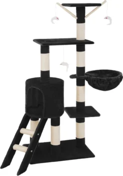 TecTake Dominik Krabpaal - Zwart - 144 Cm