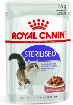 Royal Canin Feline Sterilised In Gravy (12X85 GR) -Merkloos Verkoop 840x1200