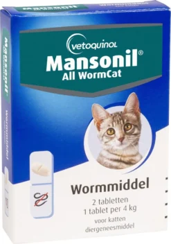 Mansonil All Worm Cat Ontworming - Kat - 2 Tabletten 13 Mansonil All Worm Cat Ontworming - Kat - 2 Tabletten -Merkloos Verkoop 841x1200 5