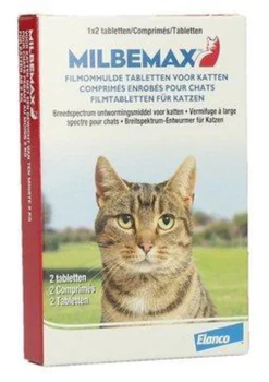 Milbemax Kat Ontwormingsmiddel 2 Tabletten -Merkloos Verkoop 846x1200