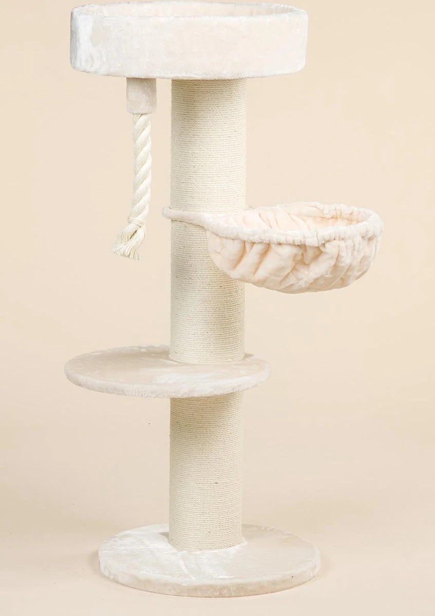 Krabpaal Voor Grote Katten Maine Coon Sleeper De Luxe Crème Beige Van RHRQuality 12 Krabpaal Voor Grote Katten Maine Coon Sleeper De Luxe Crème Beige Van RHRQuality - Image 12